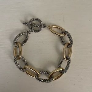 Nautical theme sterling silver bracelet!